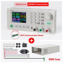 RD RD6018 60V 18A USB WiFi DC 가변 스텝 다운 전압 벤치 전원 벅 컨버터 및 800W1000W AC PSU, 협동사, RD6018W S800