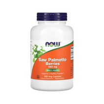 나우푸드 쏘팔메토 베리즈 550mg 250캡슐, 1개, 기본