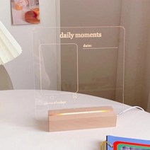1+1 usb 사각 무드등 받침대, 5개