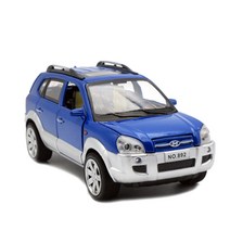 현대 SUV 투싼 자동차 다이캐스트 피규어 모형 미니어쳐 키덜트 미니카, 블루