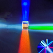 프리즘 교구용 삼각 피라미스 실험 촬영용 컬러 조합 포함 큐브 프로젝터용 광학 과학 대중화 18x18x18mm