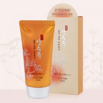끈적임없는 메이크업베이스 겸용 자외선 썬크림 70g 하늘땅팡, 상세페이지 참조