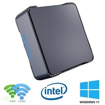 미니PC 미니컴퓨터 소형 초미니 MINI PC GK3V 프로 미니 인텔 셀러론 N5105 윈도우즈 11 PC DDR4 8GB 128GB SSD 듀얼 WIFI BT 4.2 1000, GK3V PRO N5105, 미국, 16GB 512GB