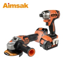 아임삭 21.6V 충전 콤보 세트 BL22GM (6.0Ah) (그라인더+임팩드라이버 세트) BL22G80 BL22M80 앵글그라인다 임펙드라이버