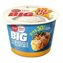 CJ더마켓 탕비실 업소용 식당용 PC방 탑티어 햇반컵반 BIG치킨마요덮밥 간편식 컵밥 국밥 냉동밥 솥밥 점심 도시락 313G, 33개