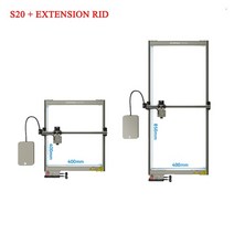 3D프린터+한글메뉴얼 Atomstack x20a20s20 pro 레이저 조각기 cnc 130w 파워 레이저 조각 기계 지원 컬러 아트 조각 내장 에어 어시스트, s20 프로-4, 우리를