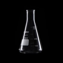 삼각 플라스크 150ml 식품 계량 실험실 유리 용기 Erlenmeyer flask SAMDUK SD.150115
