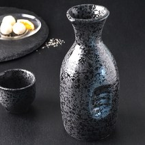 블랙 도쿠리 도자기 독구리 도꾸리 사케병 술병