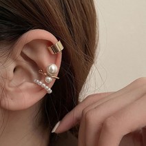 피쉬 테일 펄 실버 바늘 귀걸이 귀걸이 기질 귀걸이 여성 실버