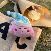 러블리 돼지별 카비 피규어 홀더 소녀 하트 캐릭터 뽀글이 핑크 키홀더 지갑 선물