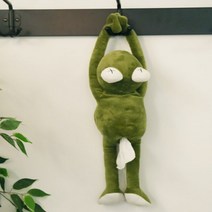 차량용휴지걸이 개구리 인형 휴대용 티슈케이스