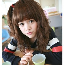가발스토리 통가발 비비걸, 브라운