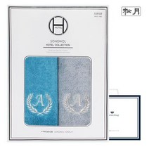 [송월타올]송월 항균 에이스 170g 2매 선물세트(쇼핑백) 단체수, 색상:골고루(랜덤)