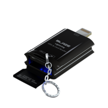 블레이즈 아이폰 젠더 마이크로SD 카드리더기   USB 동시인식 블랙박스 영상확인, 블랙