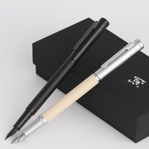 홍디안 만년필 포레스트 선물용 이니셜 고급 명품 교수님 여자 선물 입문용 펜, 화이트, F