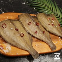 통영 자연해풍 개별진공포장 반건조 손질 두절가자미 1미, 대 140g ~ 180g