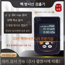 포켓 선량계 방사능측정기 휴대용 가정용 계측기 방사선검출기 수산식품 세슘 충전식 소형 가정용측정기 후쿠시마원전 수산물, 스타일, B.일반모델(배터리)+보고서사본