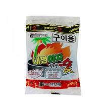 캠핑 낚시 대명 야자 성형 숯 착화탄 구이용 야자숯1개, 2개