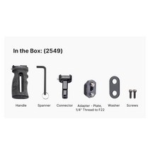 울란지 Falcam F22 퀵 릴리스 핸드 그립 유니버설 포트 콜드 슈 소니 A7III A7RIII A9 카메라 키트 케이지, 01 With Adapter