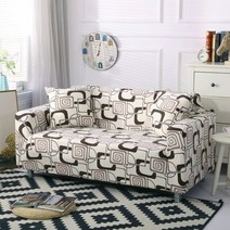 소파패드1/2/3/4 인용 소파 슬립 커버 탄성 녹색 잎 거실 펀다 의자 홈 장식 2022, 13 A17_02 1Pc 2-seat 145-185cm