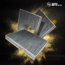 필터포유 PM 0.3 활성탄 자동차 에어컨 필터, 1개, CFUS004(3개)-아이오닉-EV,하이브리드,PHEV