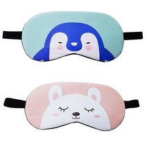 온 냉찜질 가능한 수면안대 젤팩 꿀잠 불면증 극복 편안한 잠자리 눈피로 캐릭터안대 동물안대 찜질안대 어린이 유아용 성인용 안대