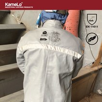 카멜로 여름용 하계용 용접복 용접상의 돈피 용접자켓 W121, 1개, XL