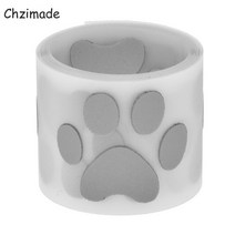 DIY 공예용품 장식품 폼폼 리본 Chzimade-1M x 3cm 벌집 하트 스타 반사 테이프 스티커 의류용 철 가방, 08 8