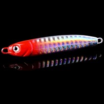 빙어낚시 견지낚시 얼음낚시 물고기 지그 낚시 루어 15G 20G 30G 느린 금속 싱킹 미끼 1 개 인공 단단한, 04 D-No Hook_02 20G-60MM