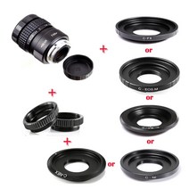 fujian 25mm f1.4 aps-c cctv 렌즈 어댑터 링 nex fx m43 nikon1 eosm 미러리스 카메라용 매크로 링 2개, 협력사, 전자 마운트