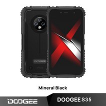 공기계 DOOGEE S35 Rugged Phone Sony 13MP Triple Camera Mobile Phones 360 All Round Protection 3GB＋16GB Cellphone 4350mAh, Red