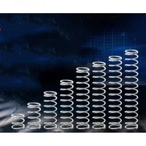용수철스프링 압축 스프링 와이어 직경 0.3mm 외경 3mm 스테인레스 스틸 소형 길이 5mm-50mm 10 개325222, 3x50mm