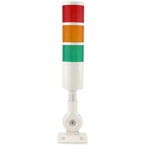 타워램프 시그널타워 3단 4단 경광등 220V 12V 24V, 사운드 있는 2층(플래시 전환) 220V