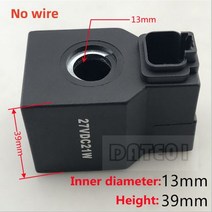 유압 굴삭기 R210/215/225/275/305/335-7-9 파일럿 잠금 솔레노이드 밸브 코일, DC12V_NO Wire Type B
