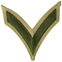 EagleEmblems PM1024 Patch-USMC Rank PFC (3.625') null, 1, PFC (3.625'),Rank,EagleEmblem