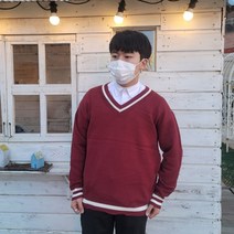 남자 니트 피셔맨 두꺼운 폴라 니트 - 5color