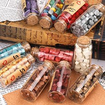 달자샵 알록달록 매력적인 나만의 실링 왁스 60알세트 우편 편지 인장데코 스탬프 왁스, 1세트(60알), 커피