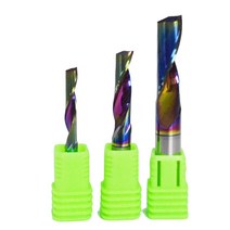 우드락 열선 커터기 1pcs 3.175 4 6 8mm cnc 단일 플루트 솔리드 텅스텐 카바이드 합금 엔드 밀 알루미늄 용, 3.175x2.5x12mm