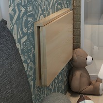 벽걸이 접이식 식탁 탁자 테이블 책상 주방 거실 벽부착, 70x50