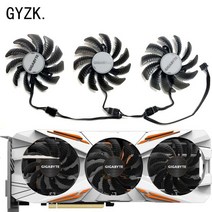 GIGABYTE GeForce GTX1080ti 게임용 OC 그래픽 카드 교체 선풍기 11GB T128010SU, 04 set of three fans