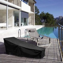 썬베드 보호 방수커버 비치의자 선베드덮개, 1개