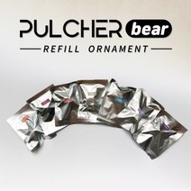 풀케르 베어(PULCHER Bear) 리필 오너먼트 1EA, 블랙체리