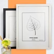 힙쓸 벽걸이액자 프레임 우드 사진 블랙 화이트 원목 상장 틀 슬림 가벼운 개폐형 얇은 기본 베이직 무광 영정사진 심플 고급 아이그림보관 우드프레임 거실 허가증 퍼즐 보석십자수액자, 40x50cm