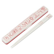 산리오 휴대용 항균젓가락 18cm ABC3AG, 헬로키티, 젓가락 + 케이스