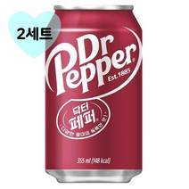키워도 닥터페퍼 CAN 355ml 24개 1세트 355ml 사무실 탕비실 회사 간식 체육대회, 2세트