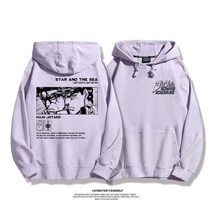 죠죠의기묘한모험 죠타로 굿즈 후드티셔츠 긴팔 면 기모 커플 선물 프린트 가을 겨울 간절기