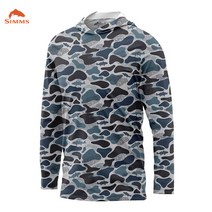 낚시복 여름 야외 긴팔 티셔츠 낚시복 후드 의류 햇빛 차단 어업 장비 심즈, 02 Fishing suit2