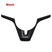 디자인 쉐보레 크루즈 세단 해치백 매트 크롬 스티어링 휠 스퀸 커버 스티커 케이스, 04 Black