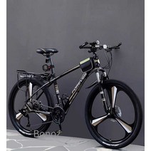 Bonoz 자전거 블랙 MTB 로드자전거 33단, 레드 - 오일 플레이트  3칼 27.5인치 33단