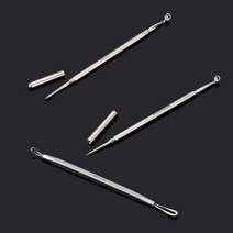 여드름 피지 제거 압출기 얼굴 블랙헤드 화이트헤드 좁쌀 제거 의료용큐렛, 여드름압출기-고리형